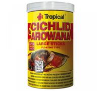 TROPICAL Cichlid - Arowana Large Sticks Nourriture pour Aquariophilie 250 ml - 63534