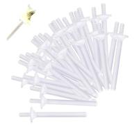 Bâtonnets de cire pour le nez, 60 pièces, en plastique PP sûr, efficace, Kit de cire pour les poils du nez, pour femmes et hommes, bâtons nettoyage des narines