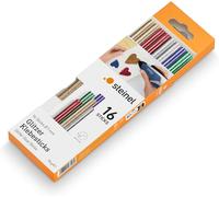 Bâtonnets De Colle Pailletée Ø 7 Mm 16 Bâtonnets,96 G,150 Mm De Longueur,Colle Chaude Colorée En 5 Couleurs Différentes,Ø 7 Mm,16 Pièces