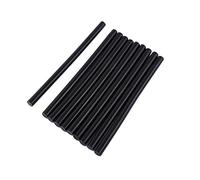 Bâtonnets de colle thermofusible Noir Bâtonnets de colle chaud Kit de réparation sans peinture Stabilité thermique pour pistolet thermofusible (11 x 200 mm)