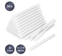 Bâtonnets de colle transparente (50 pces ø 11 mm)