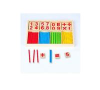 Bâtonnets De Comptage En Bois Pour Bébés, Jouets Éducatifs, Blocs De Construction D'intelligence, Montessori, Boîte En Bois De Maths, Cadeau De Chil