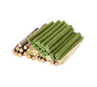 Bâtonnets de foin Timothy, Bâtonnets à mâcher en bambou naturel, Friandises alimentaires pour lapins, cochons d'Inde, hamsters, chinchilla, accessoires de divertissement pour cage pour animaux de comp