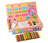 Bâtonnets De Maths Montessori, Jouet Éducatif Préscolaire, Jeu D'Apprentissage, Dessin, Tiges De Maths Colorées, Bâtons De Comptage Avec Gomme, Doodle