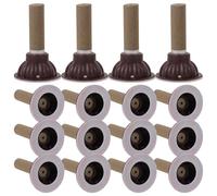 Bâtonnets de Moxibustion 50 Ensembles Moxa et Bases en Plastique