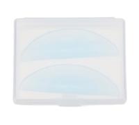 Bâtonnets de rehaussement de cils en silicone, coussinets souples réutilisables pour extensions et permanentes de cils, usage personnel et instituts de beauté, bleus, 1 paire avec (S)
