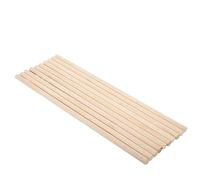 Bâtonnets de sucette Bâtons en bois artisanaux DIY, 10 pièces, 30cm de Long, 4-10mm diamètre, chevilles bouleau(5mm x 30cm)