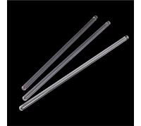 bâtonnets de verre Agitateurs à Cocktail transparents, barre de dérivation en verre Borosilicate Transparent, tige d'agitation for bécher laboratoire 10 pièces(8x150mm)