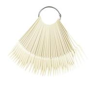 Bâtonnets D'échantillons D'ongles Bâtons D'échantillons D'ongles Bâtons D'échantillons D'ongles Affichage De Vernis à Ongles Pointes Ventilateur Anneau Roue Couleur D'ongles 200PCS Couleur Naturelle