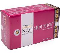 Bâtonnets d'encens Golden Nag Meditation -- 15 g