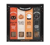 Bâtonnets d'encens parfumés effrayants : parfum citrouille épicée pour l'ambiance d'Halloween, ensemble d'arômes longue durée