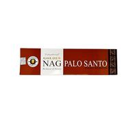 Bâtonnets d'encens Vijayshree Golden Nag Palo Santo 100 g - 5 Paquets de 20 g (70-90 bâtonnets) - Aromathérapie - Méditation - Yoga - Emballage écologique