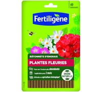 Bâtonnets d'engrais plantes fleuries, géraniums 40 bâtonnets