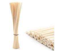Batonnets Diffuseur Parfum 50 Pièces Bâtons de Diffuseur de Roseaux Recharge Diffuseurs Bâtonnet pour dans Maison Bureau Hôtel Spa,Couleur Naturelle (25 cm x 3 mm)