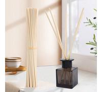 Bâtonnets diffuseurs de parfum, set de bâtonnets diffuseurs volatils sans bougie colorés, bâtonnets de rotin parfumés, aromathérapie, rafraîchisseur d'air, diffuseur, cadeau, décoration maison 25 pièc