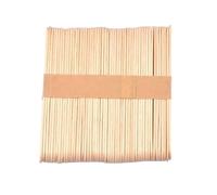 Bâtonnets en bois, Paquet de 50 bâtons artisanaux en bois for glaces multicolores, plusieurs tailles(Log Color,150x10x2mm)