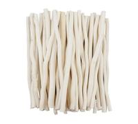 Bâtonnets en Bois pour le Bricolage Lot de 50 bâtons en bois flotté blanc for couronne de littoral, loisirs créatifs