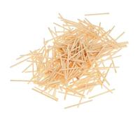 Bâtonnets en bois pour loisirs créatifs Bâtonnets en bois for bricolage, allumettes multicolores, 0,2 x 4, cm, paquet de 1000(Wood Color)