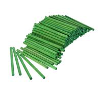 Bâtonnets en bois pour loisirs créatifs, Paquet de 200 bâtons comptage en bois multicolores 68x4mm, aides pédagogiques mathématiques(Grün)