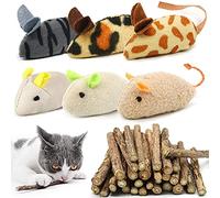 Bâtonnets Herbe à Chat, Bâtonnets Chat, Bâtonnets à Mâcher Matatabi, Jouets pour Chats Intérieur, Bâtons à Mâcher Dentaires Aident avec Le Tartre et La Mauvaise Haleine Hygiène Saine Soins(36 PCS)