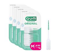Bâtonnets interdentaires GUM® SOFT-PICKS® ORIGINAL | nettoyage des dents et élimination de la plaque dentaire | M - [4x50]