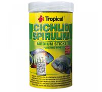 Cichlid SPIRULINA Medium Sticks 1000ml / 360g - Bâtonnets avec spiruline pour cichlidés herbivores de Taille Moyenne