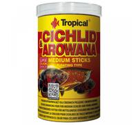Bâtonnets moyens pour cichlidés tropicaux et arowanas 250 ml/90 g