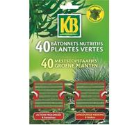 Bâtonnets nutritifs plantes vertes - KB - Action prolongée 8 semaines - NPK 10-7-9 + 2% mgo