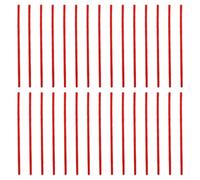 Bâtonnets Permanents en Spirale 80 Pièces, Rouges, Réutilisables | Fil Galvanisé et Polypropylène à Haute Élasticité, sans Chaleur, pour Cheveux Courts à Moyens en Voyage Couleur Aléatoire