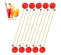 Bâtonnets Pour Mélanger | Set de Mélange de Condiments Portable - Agitateurs pour Boissons | pour Cocktail Lait au Chocolat Jus Maison Café Bar Fête