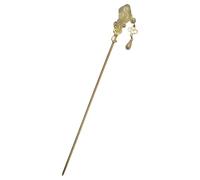 Bâtons à cheveux chinois avec nuages de bon augure, épingle à cheveux de style chinois pour femme, baguettes à cheveux en fausses perles pour Hanfu, épingles à cheveux dorées de 18 cm pour femme dans