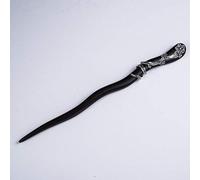 Bâtons à cheveux en bois for femmes, accessoires d'épingle à cheveux en bois de santal rétro chinois 925 fleur d'argent strass baguettes de cheveux en bois Hanfu for femmes accessoires de cheveux