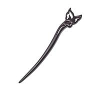 Bâtons à cheveux, épingle à cheveux, bois de santal papillon bâton de cheveux bijoux de cheveux parfum naturel sculpté à la main épingle à cheveux bijoux vintage for femme fille (Metal color : H020023