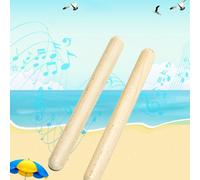 Bâtons À Percussion En Bois, 2 Pièces, Instrument D'apprentissage Du Rythme, Éducation Des Tout-Petits, Débutants