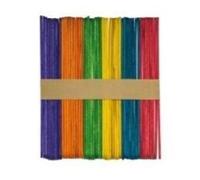 Bâtons créatifs colorés 11,4cm 50pcs