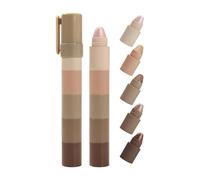 Bâtons D' À Paupières - 5x Pièces Surligneur Visage Scintillant, Stylo De Maquillage Et Bâton De Contour | Maquillage Cosmétique Portable Avec Pigment Longue Durée, Yeux, Visage, Voyage, Fête, Ca