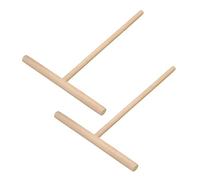 Bâtons d étalement de pâte à crêpe en bois forme T outil cuisine DIY pratique pour les crêpes et galettes usage professionnel domestique