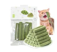 Bâtons d'à chat pour chats d'intérieur, bâtons d'à chat, Bâtonnets d'Friandises de dentition pour chats d'intérieur, Jouets à mâcher comestibles pour chat, pour le nettoyage des dents, bâtonnets de fr