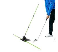 Bâtons d'alignement de golf | Entraîneur de swing portable réglable - Kit de support d'angle de tiges d'alignement de golf - pour améliorer la mise en place d'un terrain de travail intérieur ou