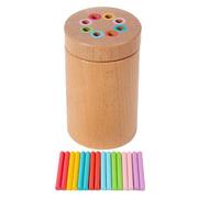 Bâtons d'apprentissage des Couleurs - Bâtons en Bois à Code Couleur, bâtons de Jeu de tri des Couleurs | Activités d'apprentissage préscolaires de tri des Couleurs pour Les Tout-Petits