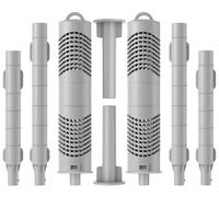 Bâtons de cartouche d'ions argent minéral pour spa traditionnel - Technologie de libération contrôlée à 1,05 % Ag+ - Ne convient pas aux systèmes intelligents/IQ - 8 mois (2 gris), traitement de l'eau