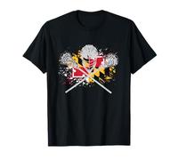 Bâtons de casque de crosse pour garçons LAX Maryland Drapeau Cadeau T-Shirt