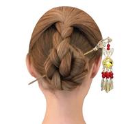 Bâtons de cheveux avec pendentif | Baguettes chinoises vintage pour cheveux | Avec bâtons de style ancien chinois vintage avec lanterne lumineuse pour accessoires de fabrication de chapeau