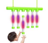 Bâtons de chute de jeu réflexe - Barre principale PP 40 cm | Jouet de bâtons de jeu de réaction avec de bâton tombant, 3 vitesses réglables, coordination œil-main | Drop Catch Game Stick Reflex