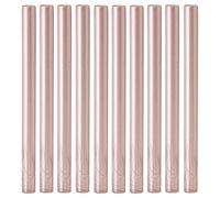 Bâtons de cire à cacheter 10 pièces, bâtons de scellage à chaud pour pistolet à colle pour Invitations de mariage, lettre, enveloppe, cartes et artisanat (Champagne Gold)