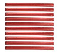 Bâtons de cire à cacheter, kit de tampons de cire 10 pièces Bâtons de cire multicolores pour emballage cadeau pour invitations pour enveloppes(Rouge feu)