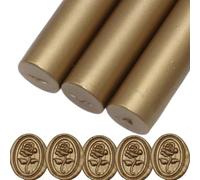 Bâtons de cire pour sceau, Atopbb 10 bâtons de cire pour sceau avec pistolet à colle - Bâtons de cire pour sceau pour tampon en cire, bâtons de cire pour sceau de lettres pour pistolet à colle de 0,43