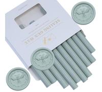 Bâtons de cire pour scellement, Atopbb 10 bâtons de cire pour scellement avec pistolet à colle - Bâtons de cire pour scellement pour tampons en cire, bâtons de cire pour scellement de lettres pour