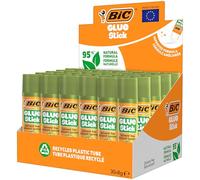 Bâtons de colle BIC 8 g, formule composée à 95 % d’ingrédients naturels en tube rotatif pour les travaux manuels - Boîte de 30