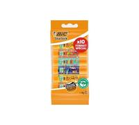 Bâtons de Colle - BIC - Ecolutions - 10 pièces - 8g - Décors Assortis